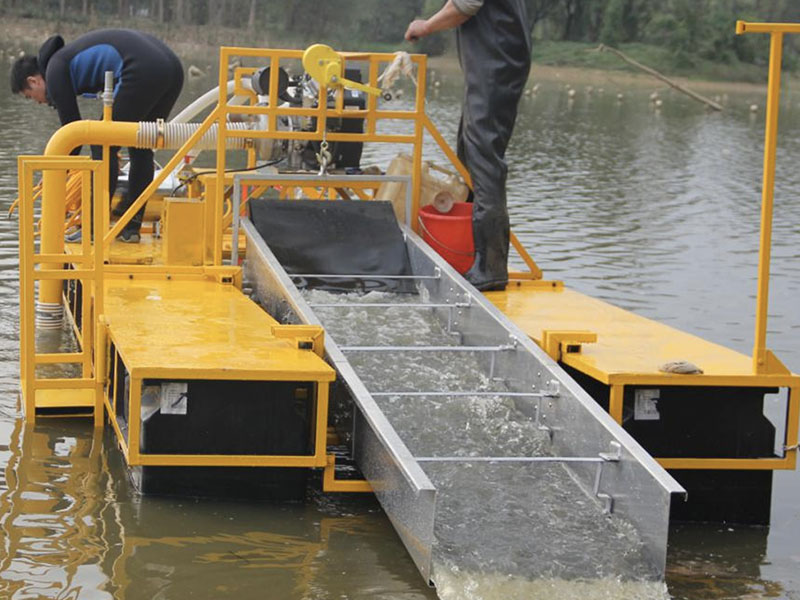 Dredger Machine Sand Drogerging Gold Drenge для добычи золота и бриллиантов