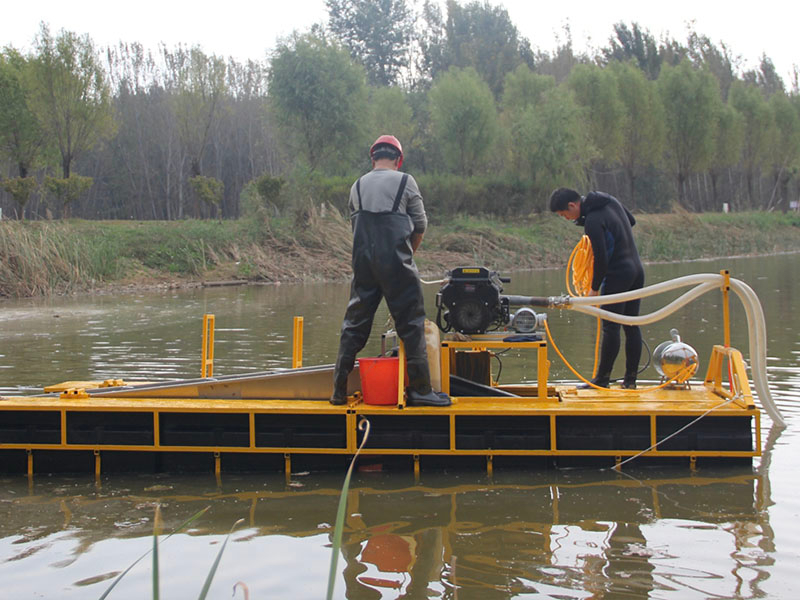 Dredger Machine Sand Drogerging Gold Drenge для добычи золота и бриллиантов